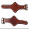 CHALLENGER Horse Western Saddle Fender Replacement Contoured Hobble Strap Tan 52HS01TN view 1