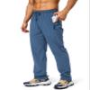 Pudolla Men's Workout Athletic Pants Elastic Waist Jogging Running Pants for Men with Zipper Pockets(Lonys Blue XX-Large) view 2