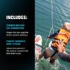 HO Sports Hot Shot Kids Water Ski Trainers with Bar & Rope - Ultimate Training Water Skis System, 48, Youth and Kids up to 70 lbs - Ocean view 4
