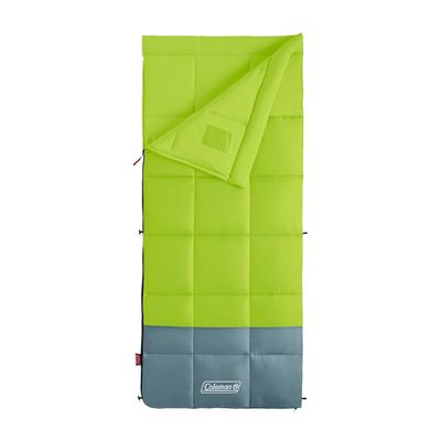 Coleman Kompact Sleeping Bag, Indoor/Outdoor Lightweight Sleeping Bag for Adults, 20F/30F/40F Options for Camping, Hiking, Backpacking with Included Compression Sack; Big & Tall