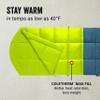 Coleman Kompact Sleeping Bag, Indoor/Outdoor Lightweight Adults' Bag with 20F/30F/40F Options, Perfect Camping, Hiking, and Backpacking Gear, Includes Compression Sack view 2