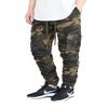 AIRNINE Men's Premium Twill Drop Crotch Jogger Pants S-5XL (Olive Camo Cargo, 2X-Large) view 1