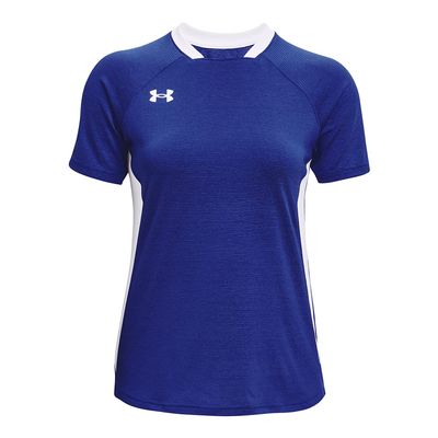 Under Armour Women's Match 2.0 Jersey, Royal (400)/White, Small