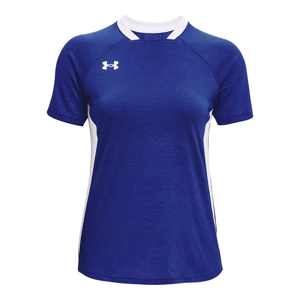Under Armour Women's Match 2.0 Jersey, Royal (400)/White, Small