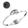 100 Languages I Love You Bracelets for Women Evil Eye Bangle Love Cuff Bangle for Couples Bracelets Y991 (White) view 1