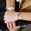 100 Languages I Love You Bracelets for Women Evil Eye Bangle Love Cuff Bangle for Couples Bracelets Y991 (White) view 2