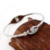 100 Languages I Love You Bracelets for Women Evil Eye Bangle Love Cuff Bangle for Couples Bracelets Y991 (White) view 4
