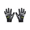 Under Armour Boys' Clean Up 21 Culture Gloves, Black (001)/High-Vis Yellow, Youth Large view 1