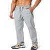 Pudolla Men's Workout Athletic Pants Elastic Waist Jogging Running Pants for Men with Zipper Pockets(Light Grey Large) view 2