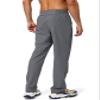 Pudolla Men's Workout Athletic Pants Elastic Waist Jogging Running Pants for Men with Zipper Pockets (Dark Grey Small) view 3