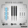 RED DRAGON Gerwyn Price Iceman 22 Gram Brass Edition Including Flights and Stems view 2