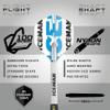 RED DRAGON Gerwyn Price Iceman 22 Gram Brass Edition Including Flights and Stems view 3