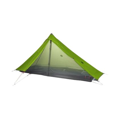 3F UL GEAR Lanshan 1 pro Tent, Outdoor 1 Person Ultralight Camping Tent, 3 Season Professional 20D Silnylon Rodless Camping Tent, Waterproof Backpacking Tent for Camping, Hiking, Trekking(Green)