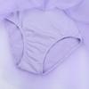 JEEYJOO Kids Girls Sequins Lyrical Ballet Dance Dress Spaghetti Straps High Low Athletic Leotard Dancewear Purple 3-4 view 3