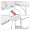 Aoerte Aluminum Folding Table, 4Ft Adjustable Height Lightweight Portable Camping Table for Picnic Beach Outdoor Indoor, 47.2" x 23.6" x 21.7" (M) view 4