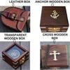 Brass Nautical Sundial Compass - Personalized Antique Brass Compass, Groomsmen & Wedding Gift, Hiking & Corporate Gift view 4