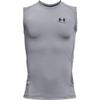 Under Armour Boys HeatGear Armour Sleeveless T-Shirt, Steel (035)/Black, X-Small view 1