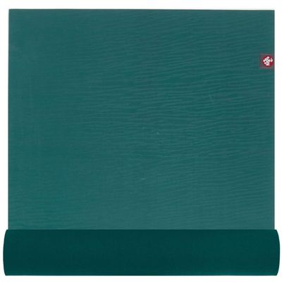 Manduka eKOLite Yoga Mat 71" - 4mm | Natural Rubber | Eco-Friendly | Soft Textured Surface | Natural Next-to-Skin Feel | 71 x 26 inches | Deep Sea