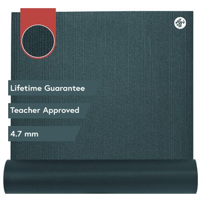 Manduka PROlite Yoga Mat 71" - 4.7mm | Lifetime Durability | Hygienic Construction | Teacher Approved | 71 x 24 inches | Dark Deep Sea