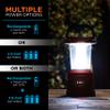 Enbrighten Dual Power Color Changing LED Rechargeable Lantern, USB Power Bank, 4400mAh, 650 Lumens, Dimmable, 425 Hours, Ideal for Camping, Outdoor, Emergency Weather, Storms, Red, 52704, 11" view 4