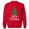 TEEAMORE Merry Christmas Shirt Santa Christmas Tree Women Men Sweatshirt Gifts view 1