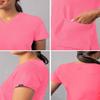 Adar Uniforms Addition Scrubs for Women - Modern V-Neck Top - A6008 - Azalea Pink - XS view 4