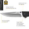Camillus 19392 Keto Titanium Bonded 420 Stainless Steel Drop-Point Folding Knife with 3" Blade and Pocketclip, 8" Length view 3