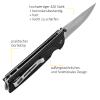 Camillus 19392 Keto Titanium Bonded 420 Stainless Steel Drop-Point Folding Knife with 3" Blade and Pocketclip, 8" Length view 4