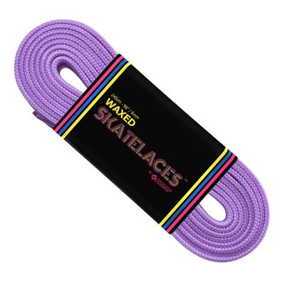 Bont Skates Waxed Laces - 6mm & 8mm - 47" 71" 79" 96" 108" - Amethyst Purple (8mm Wide / 79 inch / 200cm)