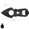 Camillus Heater II 4.25" Compact Durable Corrosion-Resistant 420 Stainless Steel Survival Tactical Fixed Blade Neck Knife, Molded Sheath with Belt Clip Included view 4
