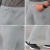 Adar Uniforms Addition Scrubs for Men - Slim Leg Cargo Drawstring Pants - A6106 - Silver Gray - XL view 4