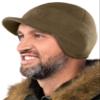 2SBR 2SABERS Fleece Winter Beanie with Visor - Men Women - Earflap Brim Skull Watch Cap Hat Olive Green view 1