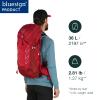 Osprey Talon 36L Men's Hiking Backpack with Hipbelt, Stealth Black, Large/X-Large view 2
