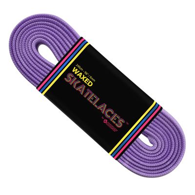 Bont Skates Waxed Laces - 6mm & 8mm - 47" 71" 79" 96" 108" - Dare You Purple (6mm Wide / 108 inch / 275cm)