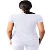 Adar Uniforms Addition Scrubs for Women - Modern V-Neck Top - A6008 - White - XL view 2