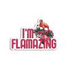 Flamazing Flamingo Tropical Summer Beach Vacation - Sticker Graphic - Auto, Wall, Laptop, Cell, Truck Sticker for Windows, Cars, Trucks view 1