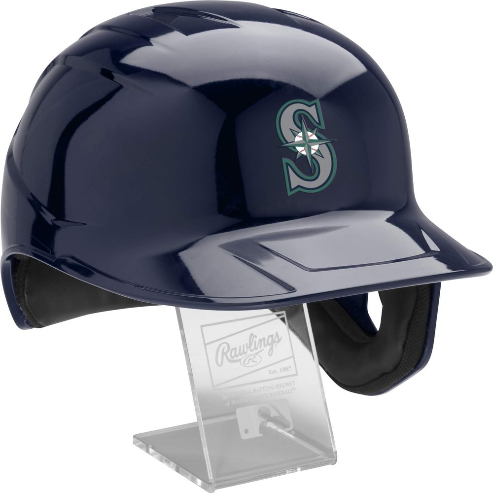 Rawlings | Official MLB Mach Pro Replica Baseball Batting Helmet Series | Seattle Mariners