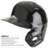 Rawlings | MACH Single Ear Batting Helmet | Right Hand Batter | Large | Black view 3