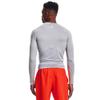 Under Armour Men's Armour HeatGear Compression Long-Sleeve T-Shirt, Mod Gray (011)/Black, Small view 2