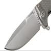 Lion Steel SR22 G Sleipner Frame Lock Folding Pocket Knife - Grey Titanium Handle, IKBS Ball Bearing System, Dual Carry Clip , one Size view 2