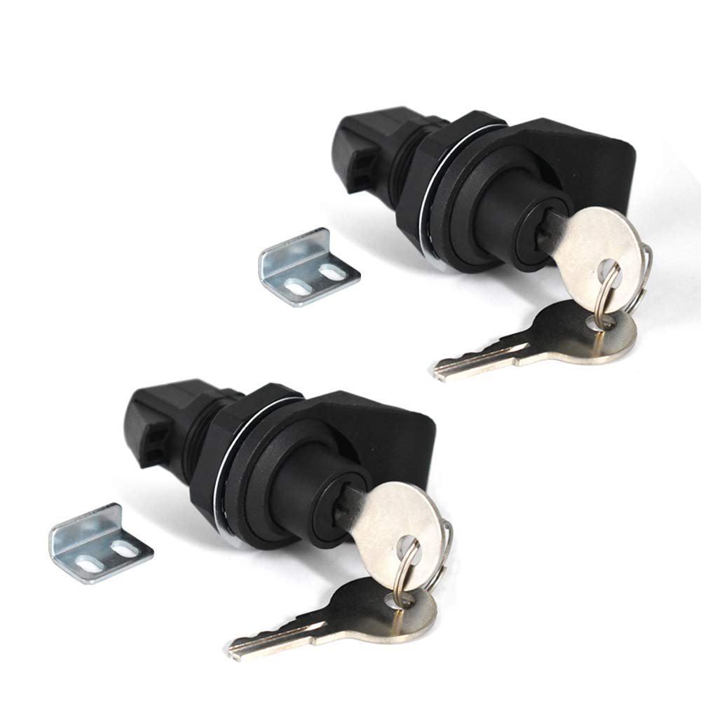 2Pcs Push Button Latch Locks for Boat Tool Box Electronic Glove Box Replacement