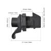 2Pcs Push Button Latch Locks for Boat Tool Box Electronic Glove Box Replacement view 2