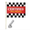 5' Wooden Flag Pole Kit W/Nylon White Bracket 3x5 Certified Preowned Poly Flag view 1