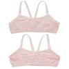 Rene Rofe Girls' Training Bra - 6 Pack 4-Way Stretch Spaghetti Strap Unpadded Bralette Starter Bras for Girls (7-14), Size 14, Black/Nude/Blush view 4