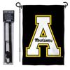 Appalachian State Mountaineers Black Garden Flag with Pole Stand Holder view 2