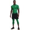 Under Armour Men's Armour HeatGear Compression Short-Sleeve T-Shirt, Team Kelly Green (305)/White, X-Large view 3