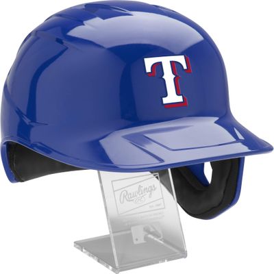 Rawlings | Official MLB Mach Pro Replica Baseball Batting Helmet Series | Texas Rangers