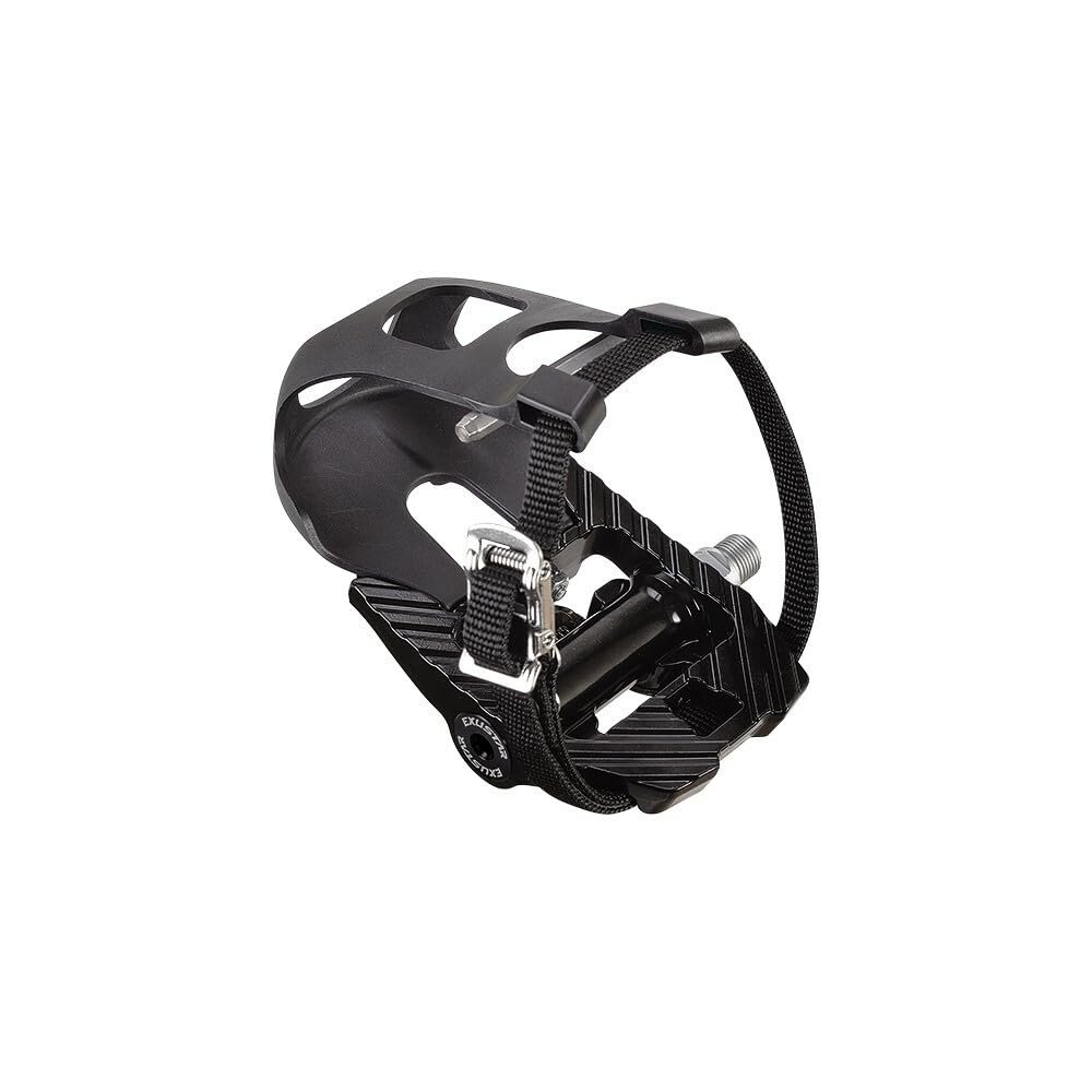 Exustar Pedals Training PS816-C8 1Side-Speed 1Side with Clips & Straps - PS816-C8