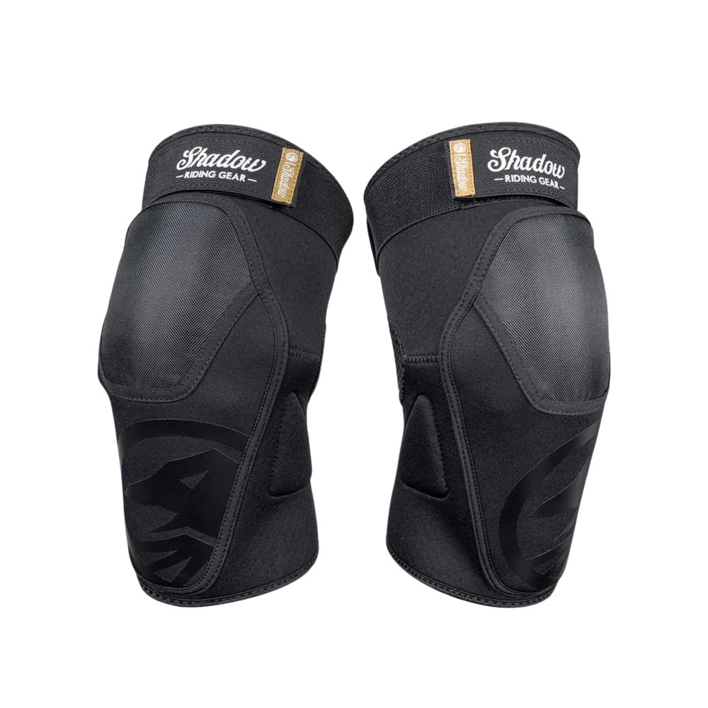Shadow Super Slim V2 Knee Pads - BMX and Mountain bike Knee pads Optimal Performance & Protection - Lightweight & Flexible - Evo-Guard Inner Pad - Strong & Durable - Elastic Hook & Loop Closures - Small
