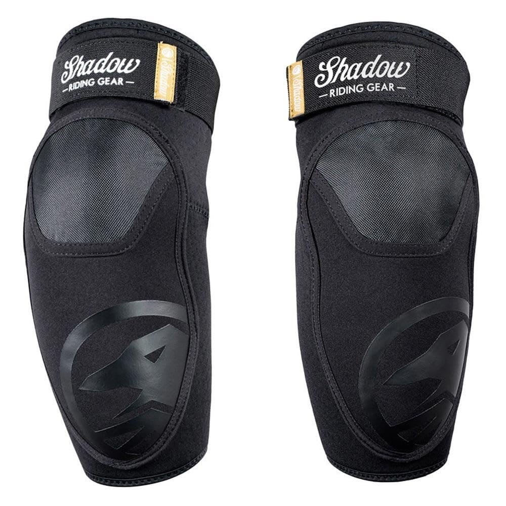 Shadow Super Slim Elbow Pads - Durable Construction - Slim Profile & Ergonomic - Lightweight & Breathable - Elastic Hook & Loop Closures - Medium